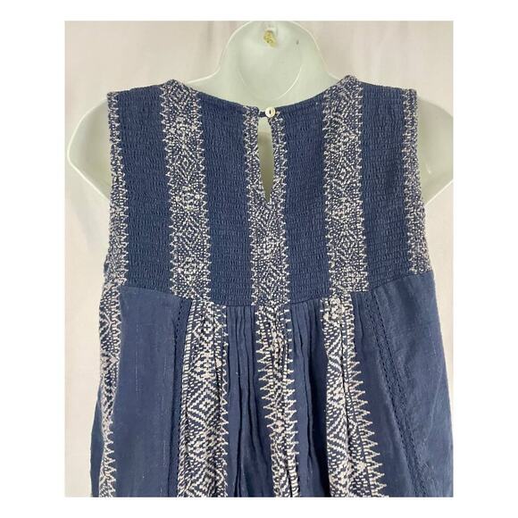 Philosophy Blue Cotton Sleeveless Dress PS Petites Women's Lined - Picture 8 of 11